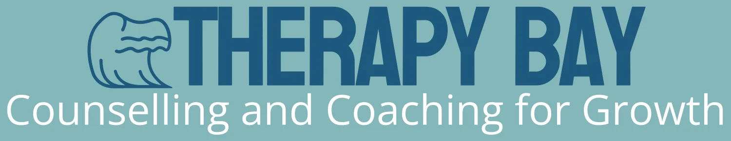 Therapy Bay logo featuring a calm, wave-inspired design symbolising healing and growth
